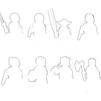 PG8115 Action Figures Movie accessories Building Blocks Bricks toys PG790 PG791 PG792 PG793 PG794 PG795 PG796 PG797