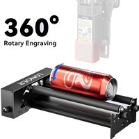 360 ° Automatyczny rolkowy podajnik obrotowy do grawerki laserowej, części zamienne, akcesoria, do cylindrycznych przedmiotów, szklanek, puszek, kubków, butelek, zestaw narzędzi
