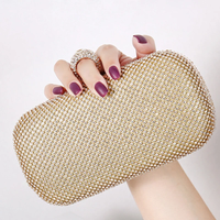 Gold Clutch Purse Luxury Crossbody Bag High-end Spring Handbags 2026 Diamond Evening Designer Luxury Brand Shoulder Female Bag