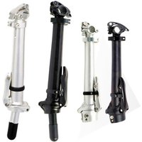 AliExpress chooee CNC Bicycle Accessories Folding Bike Stem Fit DAHON 412 SP8 SAVA Electric Bike Stem Handlebar 25.4mm 28.6mm Cycling Part