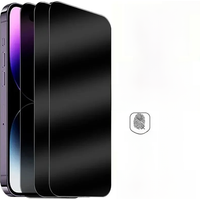 1-5PCS Anti-Spy Glass for iPhone 15 14 13 12 11 Pro Max Mini X XS XR 7 8 6 Plus Privacy Screen Protector For iPhone 17 16 17Air