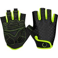 MOREOK Unisex Sports Gloves Fingerless MTB Road Bicycle Gloves 5MM Gel Pads Outdoor Anti-slip Bike Cycling Gloves for Men Women
