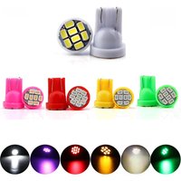 10PCS 194 6V 6.3V LED Bulbs AC/DC Nonpolarity for Game Pinball Machine T10 W5W 2825 Bulb Pinball Light Lamp Toy Car Lights