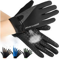 AliExpress NONE Anti-Slip Cycling Gloves TouchScreen Bike Gloves Sports Shockproof Mountain Road Full Finger Breathable Glove for Men Woman