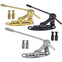 Electric Guitar Bridge Stop Bar Tailpiece Tremolo Guitar Bridge Pull Plate Replacement Guitar Bridge Stop Plate