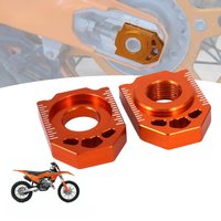 AliExpress JFGRACING Motorcycle Accessories CNC Rear Chain Adjuster Axle Block For KTM SX SXF XC XCF EXC EXCF XCW XCFW 85-530 Dirt Pit Bike Motocross