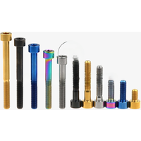 AliExpress Wanyifa Titanium Ti Bolts M6 x 10 15 16 18 20 25 30 35 40 45 50 55 60 65mm Screw for Bicycle Headset Brake