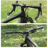 AliExpress NONE Bicycle 1PC Rear View Convex Mirror Handlebar Drop Bar Mount Acrylic Lens Back Sight Reflector Light Weight