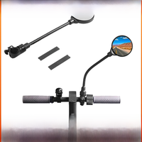 AliExpress NONE Rear View Mirror Adjustable 360° Rotation Reflector Handlebar Rearview Mirror for xiaomi ninebot bike bicycle Electric Scooter