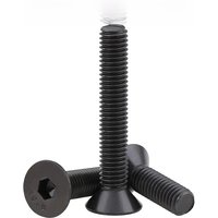 M1.6 M2 M2.5 M3 M4 M5 M6 10.9 Grade High-strength Countersunk Hex Socket Screw Flat Head Hexagon Socket Screw Bolt