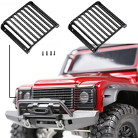 AJRC 2Pcs TRX4 Defender Metal Front Lamp Guards Headlight Cover Guard Grille for 1/10 RC Crawler Car Trax TRX-4