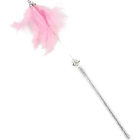 Interactive cat toy fun feathers and Bell self-tickling Cat Wand Toy Kitten Play Tease Wand Toy Cat Toy