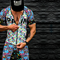 AliExpress NONE Love The Pain Man Cycling Skinsuit Triathlon Outfit Summer Short Bike Cycling Jersey Set MTB Bicycle Clothes Suit Ropa Ciclsimo