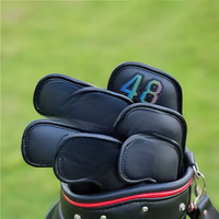New Golf Wedge Cover Magnetic Buckle Golf Headcover Waterproof PU Leather Golf Cover 48 50 52 54 56 58 60 Golf Club accessories