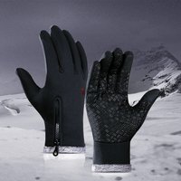 AliExpress Kyncilor Cold Winter Hiking Bicycle Gloves ciclismo Thicker Anti Slip Fleece Wind stop Touch Screen Warm Cycling Gloves