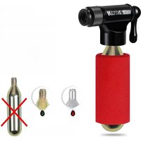 AliExpress West Biking WEST BIKING Mini Bicycle CO2 Pump Portable Tire Inflator For Schrader Presta Adapter MTB Road Bike Aluminum Alloy Automatic Pump