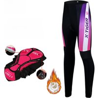 AliExpress X-TIGER Women Cycling Trousers Winter Warm TMB Mountain Bicycle Tights Coolmax 5D Gel Pad Warm Pants
