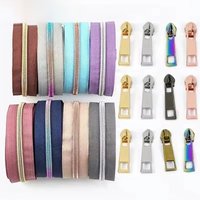 5-20M 5# Nylon Sewing Zipper Coil Zip Puller Slider For Bag Closure Zippers Clothes Replacement Zips Repair Kit DIY Accessories