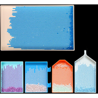 1PC Diamond Painting Trays Large Plastic Bead Sorting Tray Big Drill Plate Storage Containers Diamond Embroidery Tool Accessorie