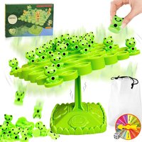 Montessori Math Toys Fun Frog Balance Tree Children Balancing Board Game Parent-child Interaction Tabletop Balance Game Toy Gift