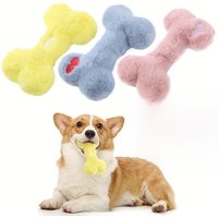 Dog Toy Bone Design Pet Plush Toy Dog Interactive Toy Cat Toy Pet Supplies Accesorios juguetes para perros