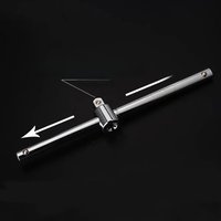 Repair Tool Sliding Rod 1/4 3/8 1/2 1pc Chrome Vanadium Steel Extension Sliding T Bar Socket Adapter Sliding Rod