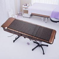 Far Infrared Heating Pads Natural Tourmaline Mattress Germanium Stone Heating Mat for Back Pain Relief with Controller Show Temp