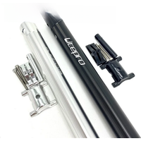 AliExpress NONE Litepro 34.9mm 600mm Seatpost For Birdy Folding Bike Seat Post Aluminum Alloy Ultralight Seat Tube Silver Black