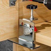 Cabinet Door Installation Tool Stainless Steel Cabinet Frame Fixture Household Portable Cabinet Door Mounting Jig Bracket