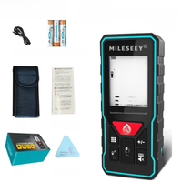 Mileseey X6 Rechargeable Laser Distance Meter, Rangefinder Trena Tape Range Finder Build Measure Device Tool for Construction