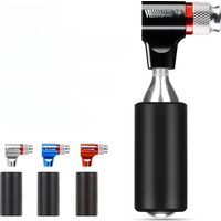 AliExpress West Biking WEST BIKING CO2 Bike Pump Mini Portable Bicycle Inflator 2 in 1 Presta Schrader Valve CNC Aluminum Alloy Frost Protection Sleeve