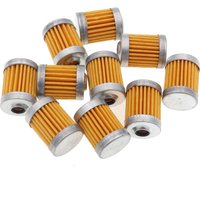 AliExpress NONE 10pcs/Pack Fuel Filter Element For Reusable Washable Petrol Gas Chopper Motorcycle Bike ATV Quad Go Kart Buggy Snowmobile