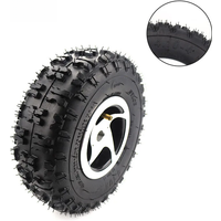 AliExpress scxjwt 4.10-4 tyre tire and inner tube use 4 inch alloy wheel rim Keyway hub for Gas scooter bike motorcycle Off Road Go Kart