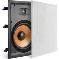 STUDIOFINIX 8 Inch 2 Way In Wall Speakers 120 Watts Flush Mount Home Stereo Speakers for Home Theater Living Room Bedroom White