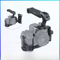 SmallRig A7 IV Cage with Top Handle & Cable Clamp, "Rhinoceros" Basic Kit for Sony Alpha 7R V/Alpha 7 IV/Alpha 7S III -3708