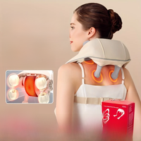 Electric Neck And Back Massager Wireless Neck And Shoulder Kneading Massage Pillow Trapezius Neck Cervical Back Massage Shawl
