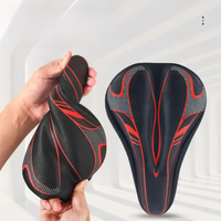 AliExpress NONE 3D Mtb Saddle GEL Bicycle Seat Cover Men and Women Mtb Road Bike Bicycle Products Accessories Carbon Journey Parts Cycling