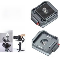 HOT Universal Arca Quick Release System Plate Clamp 1/4'' 3/8' Quick Switch Kit for DSLR Camera Gimbal Tripod DJI Stabilizer PD
