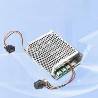 60A DC Brush Motor Controller DC 10-55V Speed Control Switch Stepless Speed Change Switch Positive/Reverse Digital Tachometer
