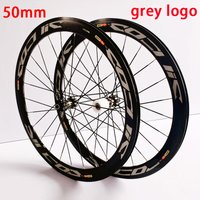 Newest 700 C 40/50mm Aluminum Alloy Road Bike Elite Wheelset Disc Brake Six Hole Rim Brake Hg Clincher Bicycle Wheel Superlight