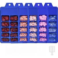 100pcs Square False Toenails Tips Full Cover Pink Clear Artificial Press On Fake Toe Nail Acrylic Foot Art Tips Manicure Tools