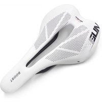 AliExpress NONE Walgun Bicycle Saddle MTB Road Bike Seats 250*148mm Black White Saddle for Men Women Riding Round Rail Bicycle Accessories
