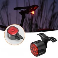 AliExpress New Bicycle Smart Brake Tail Light MTB Road Bike Auto Brake Sensing Light USB Rechargeable IP66 Waterproof LED Warning Rear Lamp