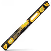 Deli 1 Pcs 600mm Level Measuring Instruments Multifunctional Woodworking Portable Measuring Hand Tools Precision Spirit Level
