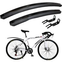 AliExpress NONE 1/2PCS Mountainous Road Bike Mudguard 700C Quick Detachable Simple Installation 26-28 inch Bicycle Universal Accessory