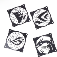 PC Fan Dust Filter Dustproof Case Guard Protector Cover Removable Acrylic Cooling Fan RGB Cover Computer Mesh DIY Cpu Cooler