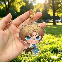 Project Hail Mary Inspired Keychain Ryland Grace & Rocky Acrylic Charm Unique Gift for Sci-Fi Book Fans