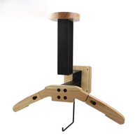 AliExpress Helmet Rack Wall Mount Motorcycle Helmet Holder Wooden Bicycle Helmet Display Hanger With Hooks All-in-one Helmet Key Rack