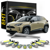 BMTxms 11Pcs Car LED Interior Light Bulb Kit For Toyota Yaris Cross 2020 2021 2022 2023 2024 Vehicle Indoor Reading Dome Trunk