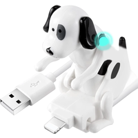 USB Cable Funny Humping Dog Charger for iPhone 13/12/11 and More, Moving Spotty Dog Fast Charger USB Cable